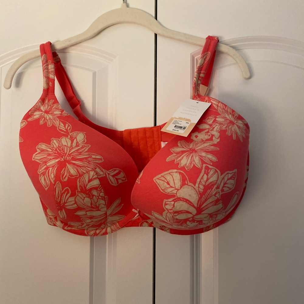 Cacique Cotton Boost Plunge Bra 38G